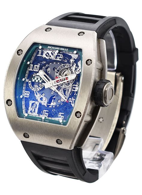 richard mille rm10 white gold green|richard mille 010 automatic.